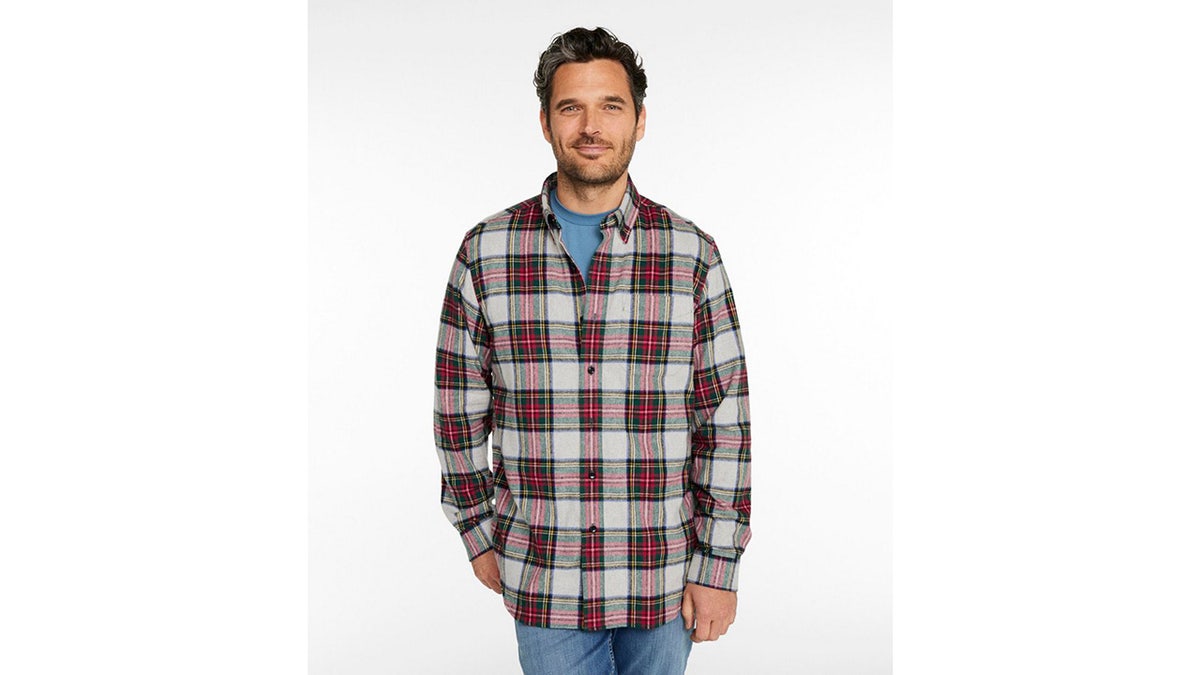 Pair this soft flannel over a t-shirt or under a jacket.