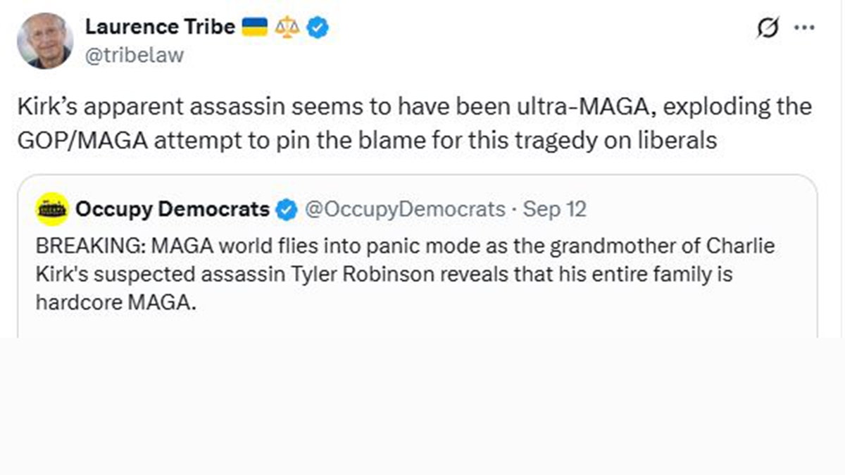 Laurence Tribe X post