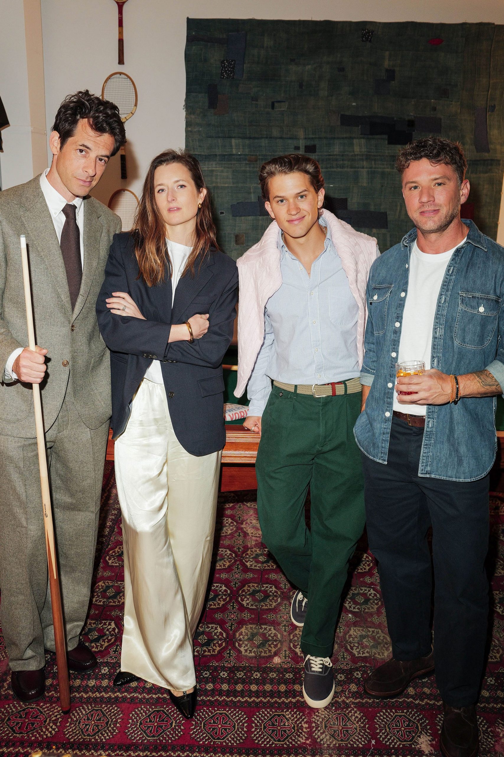 mark ronson, grace gummer, deacon phillippe, and ryan phillippe