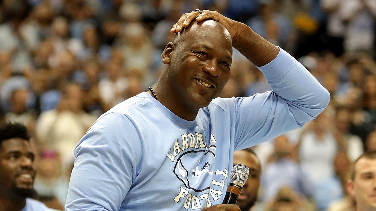 Michael Jordan talks