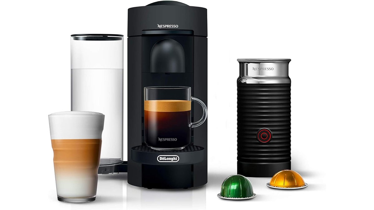Brew your morning cup of coffee or espresso with the touch of a button.