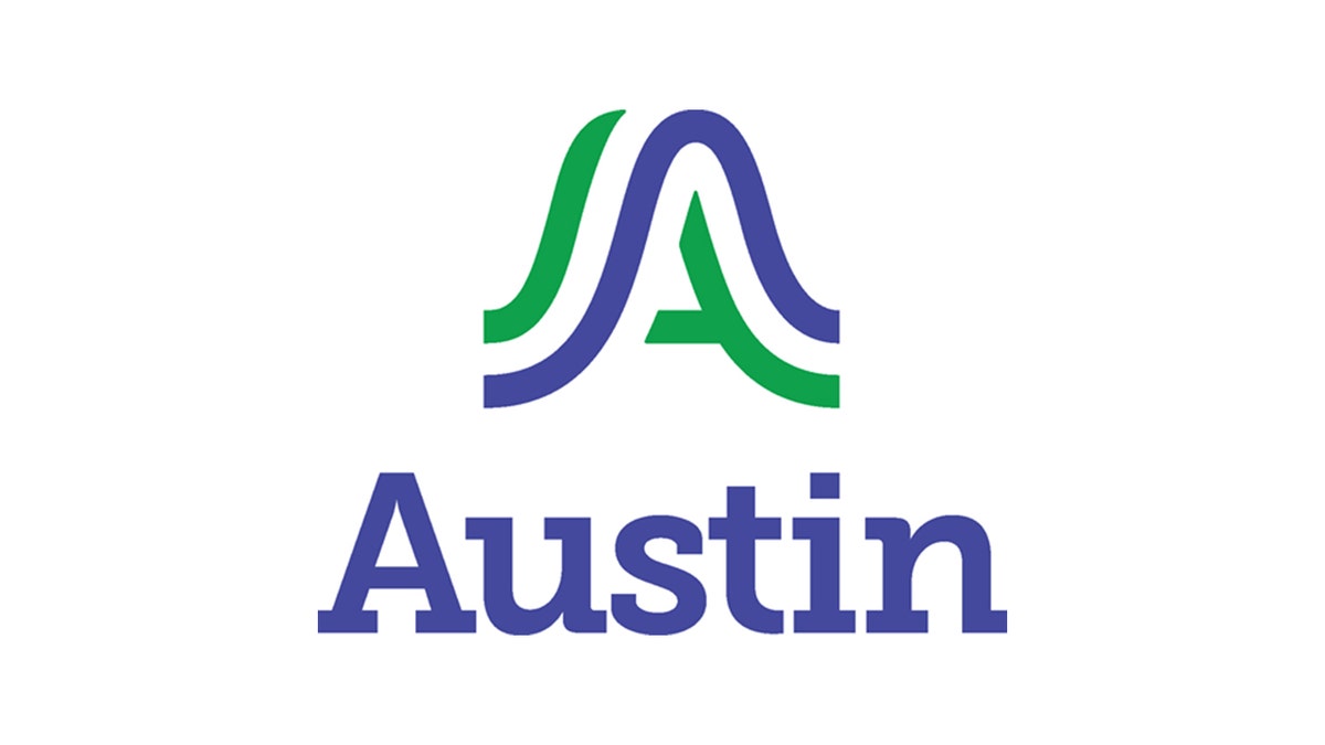 Austin’s new $1.1M city logo with wavy green and purple 