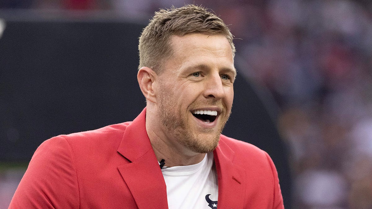 JJ Watt smiles