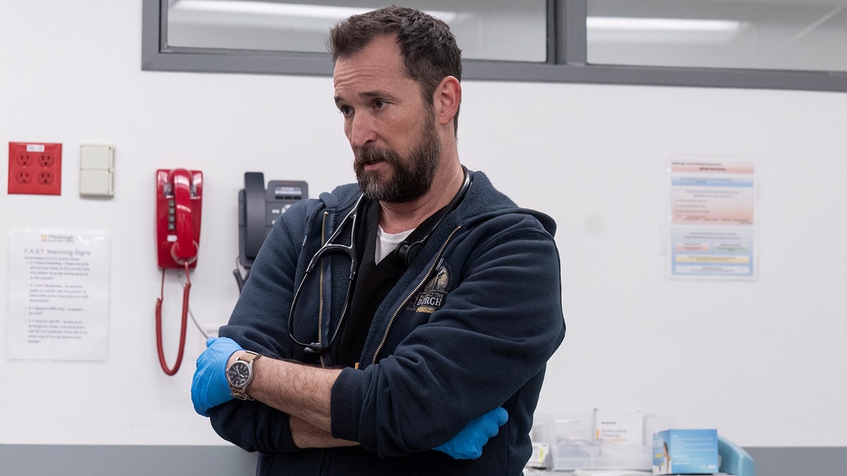 Noah Wyle in a screengrab from "The Pitt."