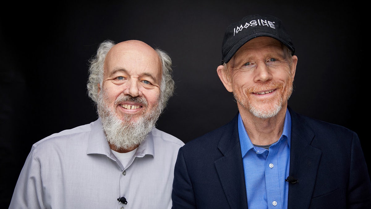 Ron and Clint Howard smiling