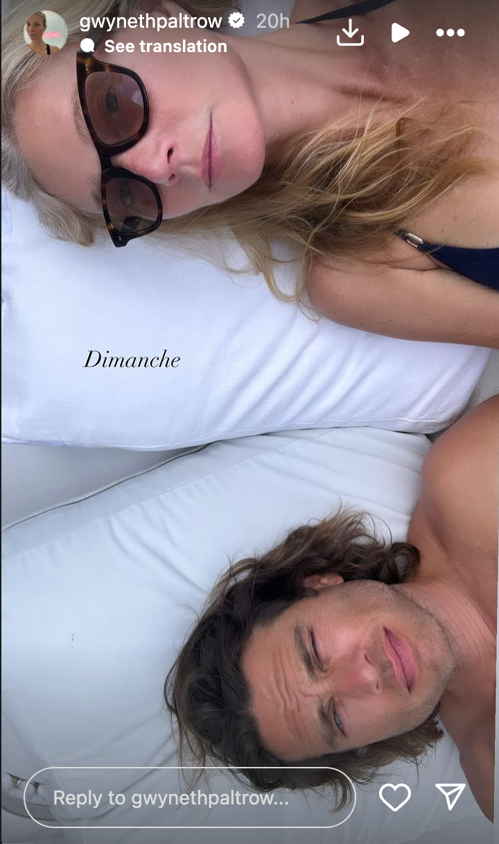 a woman lying on a man