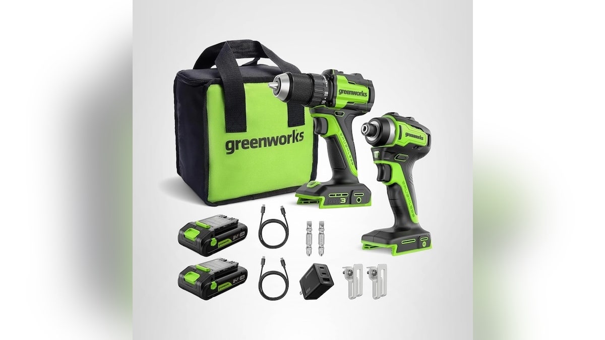 Durable and long-lasting, Greenworks’s drill and driver are easy to use.