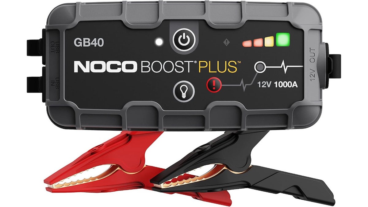 Jump start your car with this handheld starter.