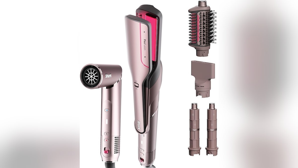 Avoid heat damage with this high-end Shark straightener and dryer.